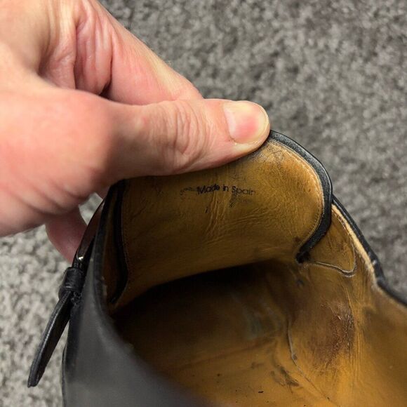 Magnanni Marco II Single Monk Strap Mens 12 Leather Dress Shoe Made in Spain - Picture 9 of 11